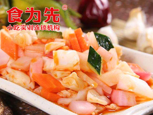上海食为先小吃餐饮培训学校上海湘式泡菜培训图片