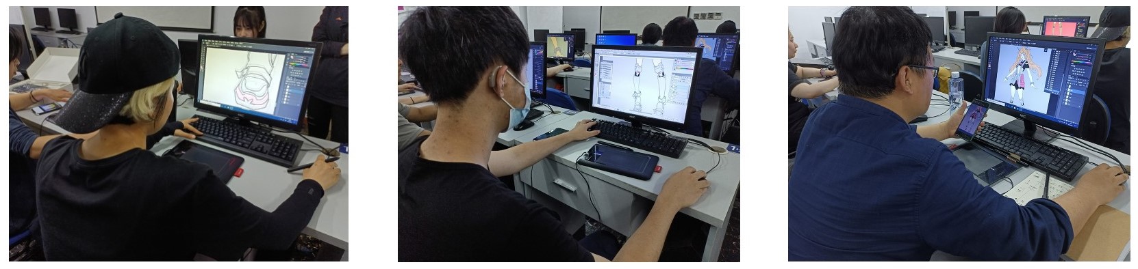 上海五加一培训 SAI二次元数位板漫画手绘课程 补贴1000元