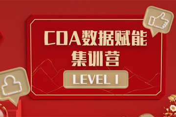 CDA数据赋能周末集训营【LEVELⅠ】
