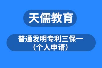 深圳普通发明专利三保一（个人申请）项目