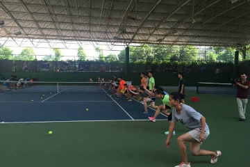 宝贝营天下网球营康桥半岛青少儿网球培训图片