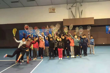宝贝营天下网球营凯欣豪园青少儿网球培训图片