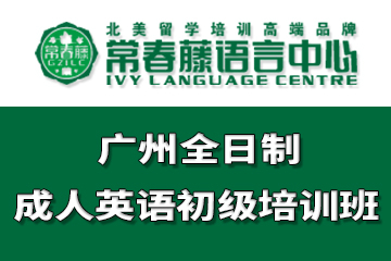广州常春藤语言中心广州全日制成人英语初级培训课程图片