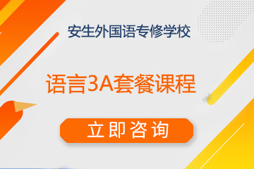上海安生外国语专修学校上海安生语言3A套餐课程图片