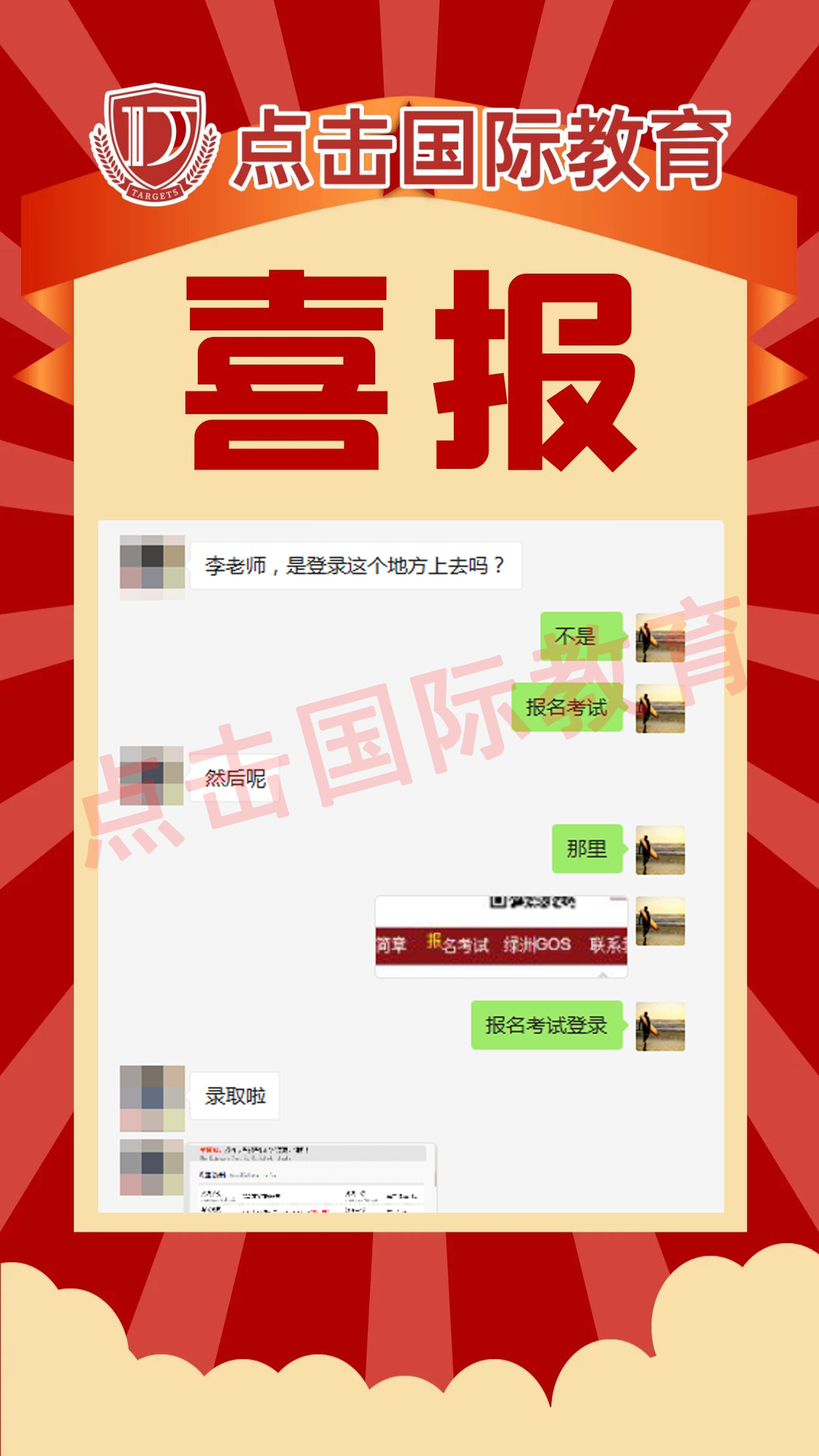 【成果展示】祝贺点击国际教育学员斩获深国交offer！！