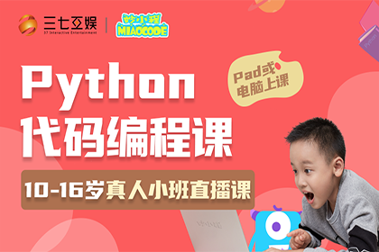 妙小程少儿编程在线教育Python代码编程课图片