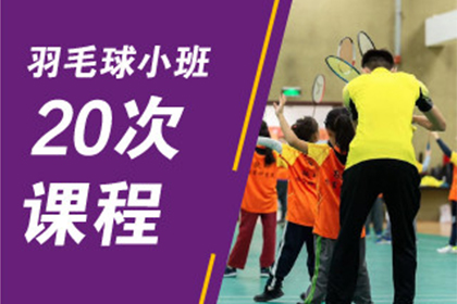 北京羽毛球20次课小班培训