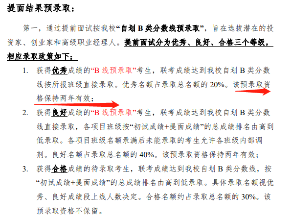 注意这些提前面试成绩可以保留两年的院校