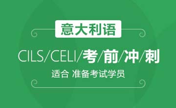 杭州意大利CILS/CELI考试冲刺课程图片
