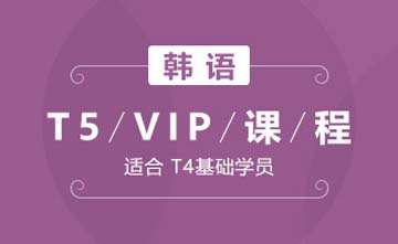 成都韩语T5-VIP课程