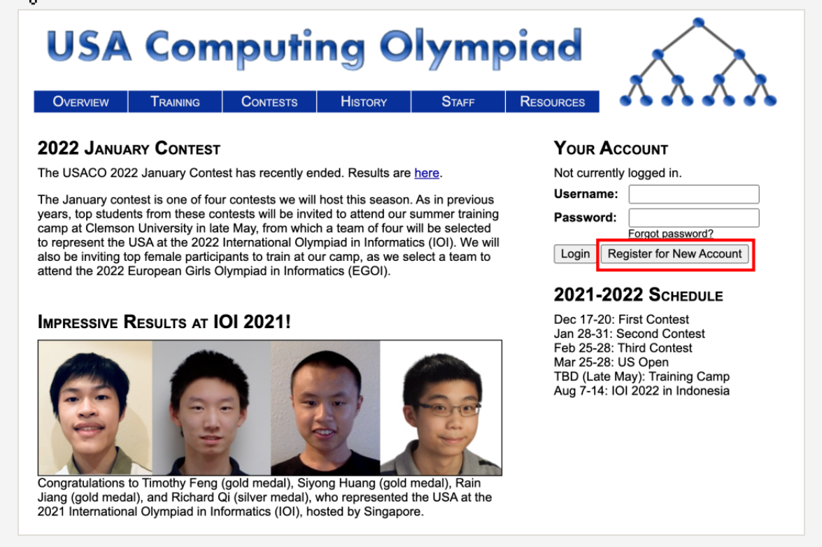 USACO美国计算机奥林匹克竞赛培训班