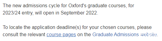 QS前100英国高校2023申请时间总汇一览