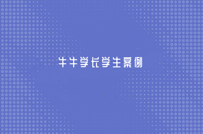 牛牛学长|一站式留学服务平台学生案例