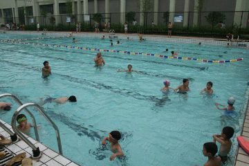宝贝营天下游泳营东方体育中心游泳培训图片
