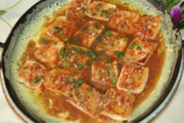海峡创业指南特色小吃培训香煎豆腐图片