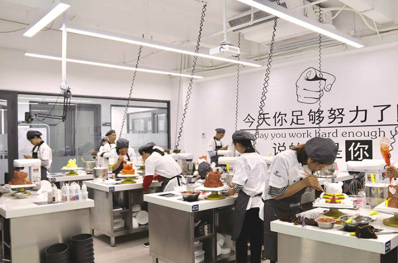广州熳点西点烘焙学校环境图片