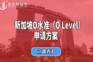 新加坡O水准（O Level）申请方案
