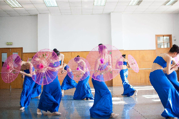 武汉火鸟舞蹈模特艺术培训学校武汉成人形体民舞培训课程图片
