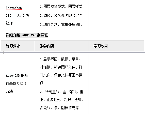 广州北区教育3D室内设计培训课程安排