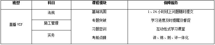 杭州优路教育二级建造师直播教学培训课程安排