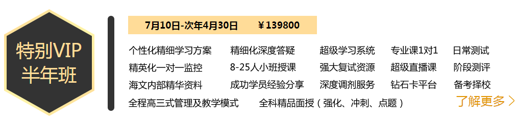 海文2019考研 VIP辅导特训班