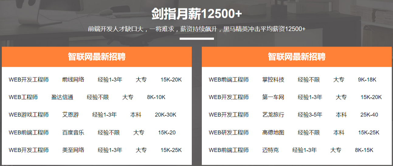 郑州web前端移动开发培训课程