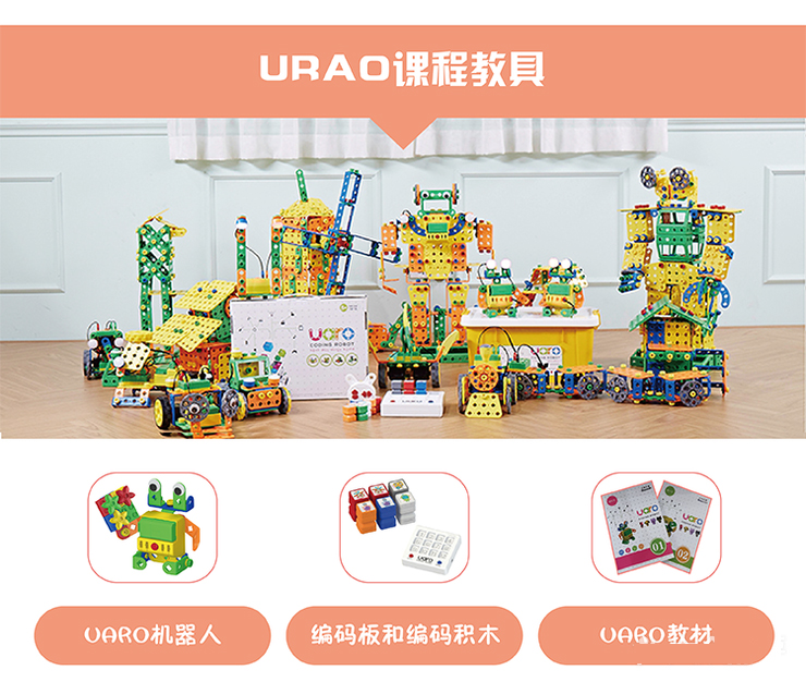 北京乐博乐博UARO幼儿机器人编程课程（3-5岁）