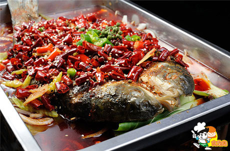 广州食为先小吃餐饮培训学校万州烤鱼培训图片
