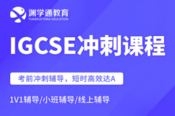 渊学通国际教育国际高中IGCSE冲刺课程图片